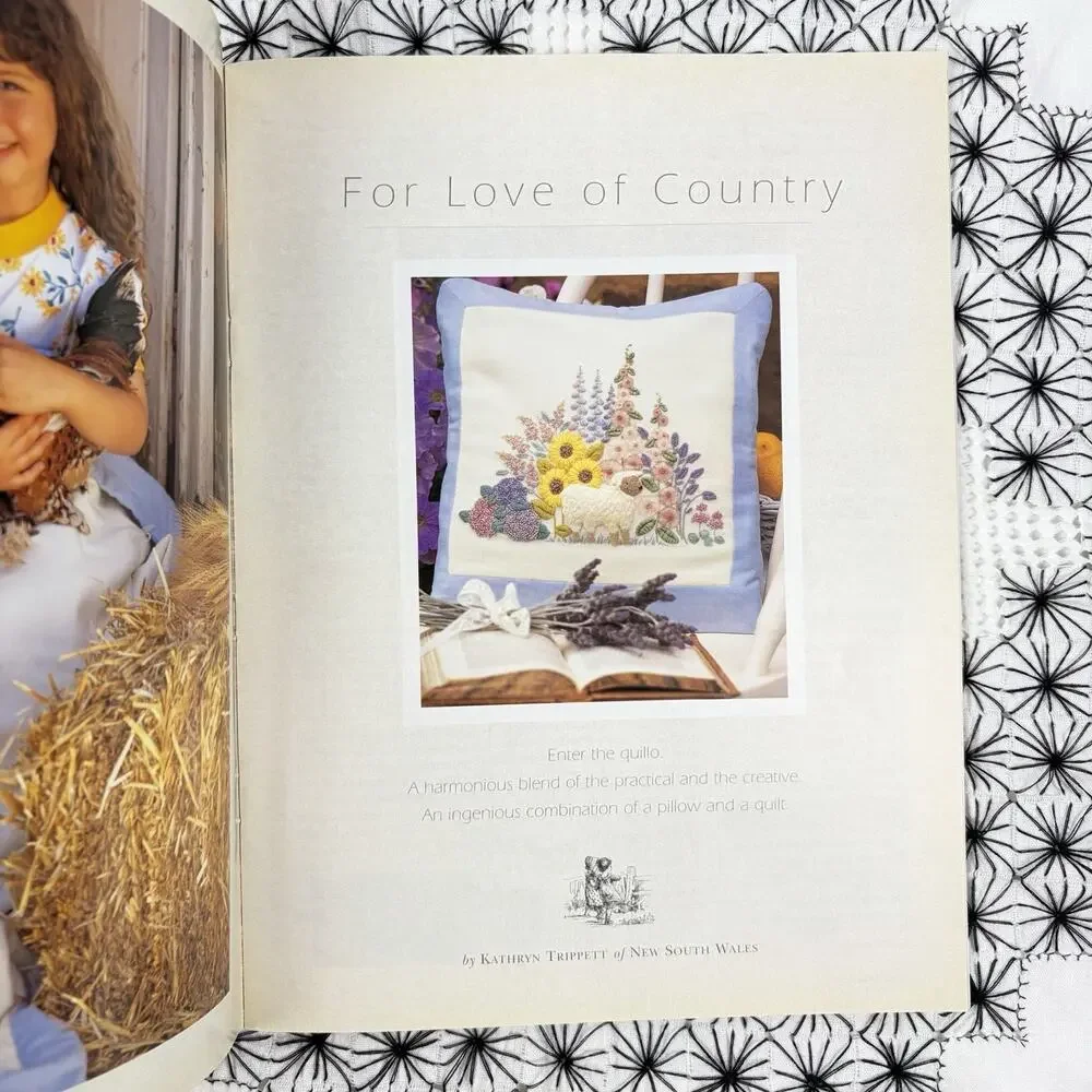 VTG 1998 Inspirations Embroidery Magazine #17 Floral Cottage Needlepoint